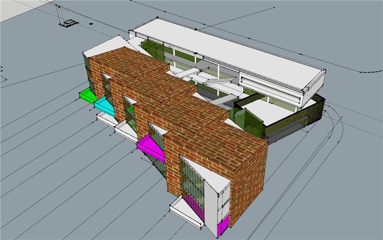 幼儿园全套设计方案su模型/3Dmax/CAD平面