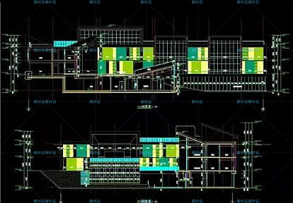 下载素材-幼儿园建筑设计+部分SU+CAD+建筑景观规划资料4班+6班+9班+12班+18班+2建筑资源