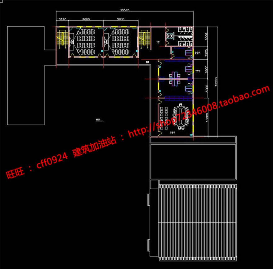 班小学设计建筑方案大学生课程作业cad图纸+su模型