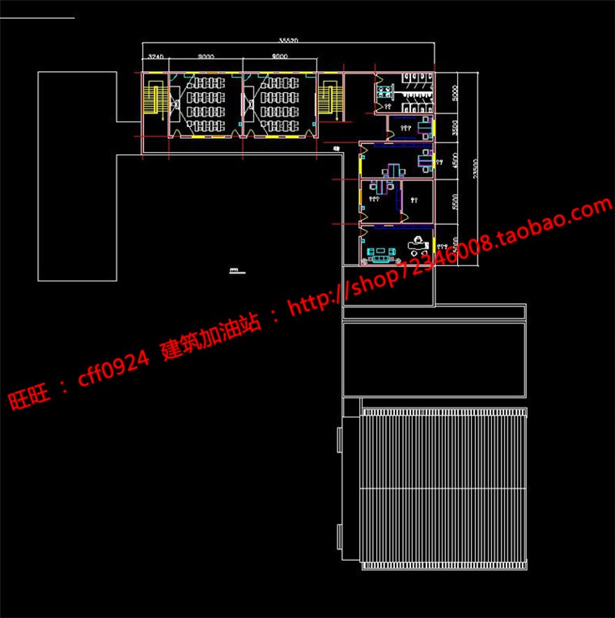 班小学设计建筑方案大学生课程作业cad图纸+su模型