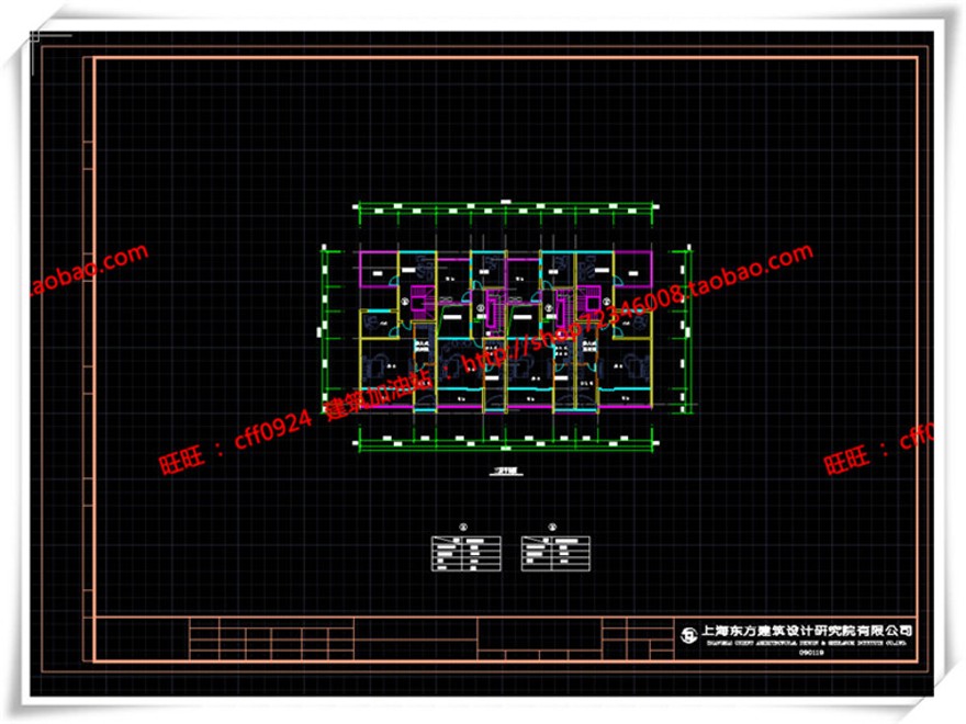 建筑资源59南汇新场镇商业别墅双拼cad平面立面su模型+cad图纸+效果图