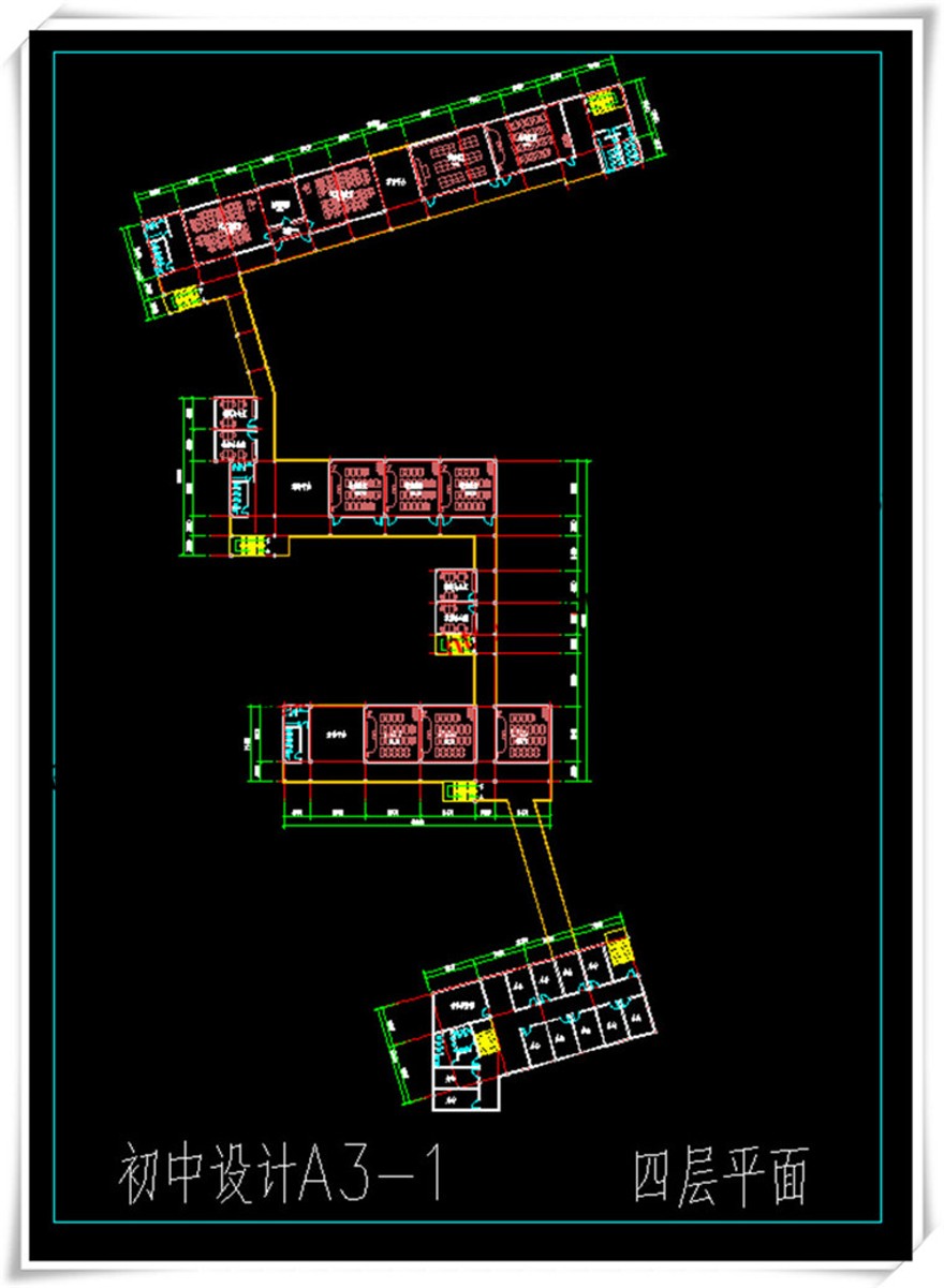 建筑图纸256三林三所公建学校小学cad平立总图+su模型+cad图纸+效果图