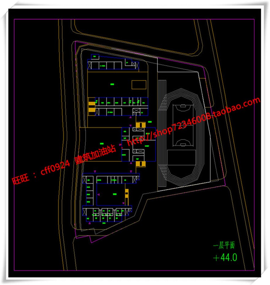 建筑图纸252学校/中小学方案设计cad图纸+su模型+ppt设计文本