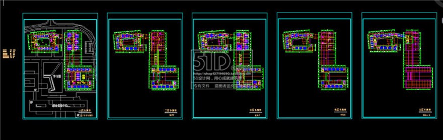 中学教学楼建筑方案设计现代风实验楼cad图纸su模型文本