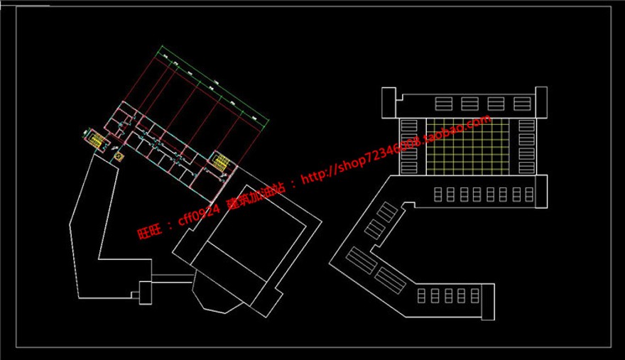 音乐教学楼教学楼建筑方案设计cad总图平面文本37页