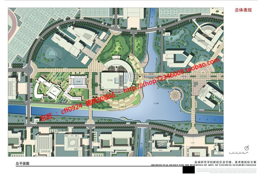 音乐教学楼教学楼建筑方案设计cad总图平面文本37页