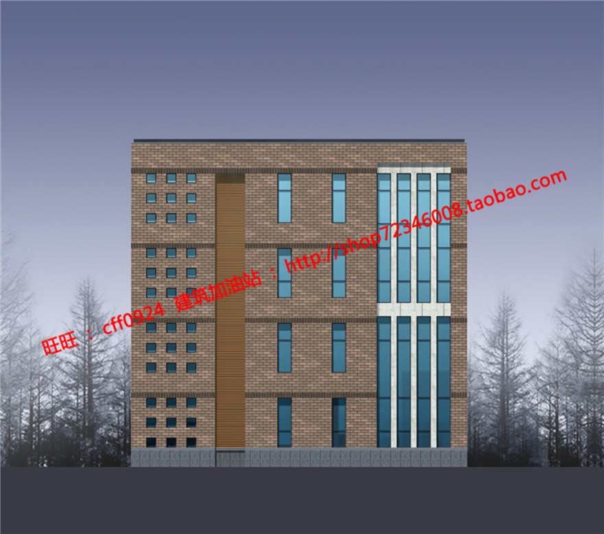 学校高校园区规划方案设计cad图纸su模型文本jpg效果图