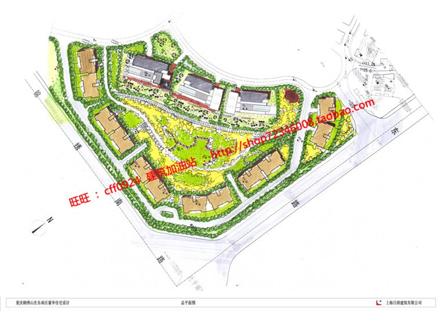 山地住宅商业别墅豪华现代风建筑风格建筑方案设计cad图纸效果图