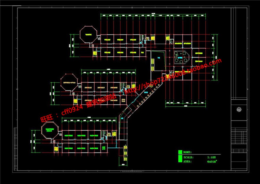 实验综合楼学校教育建筑科技室设计cad图纸dwg文本效建筑资源