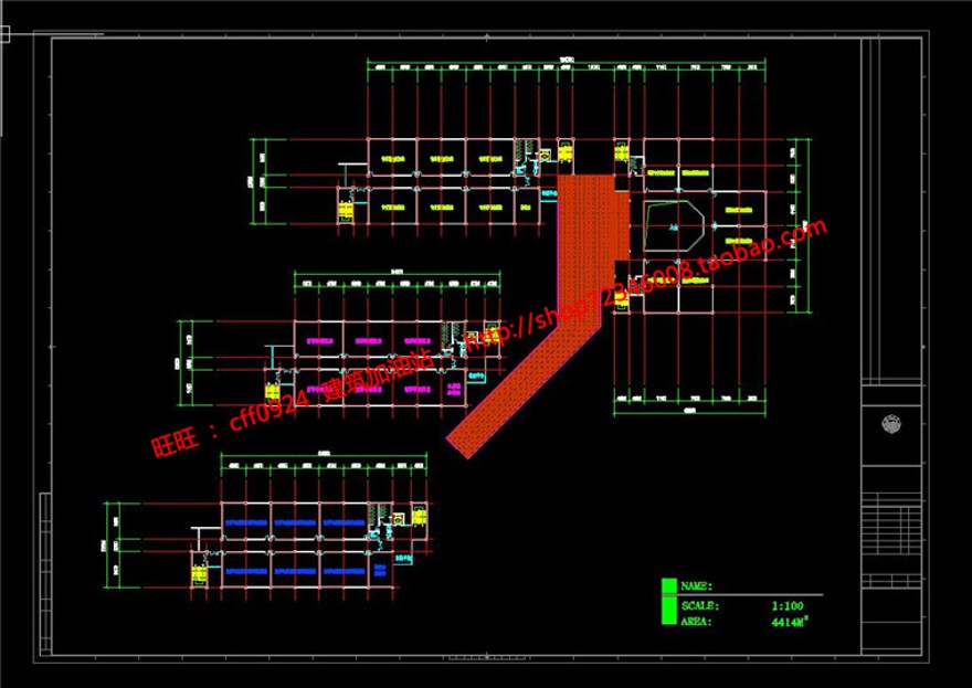 实验综合楼学校教育建筑科技室设计cad图纸dwg文本效建筑资源