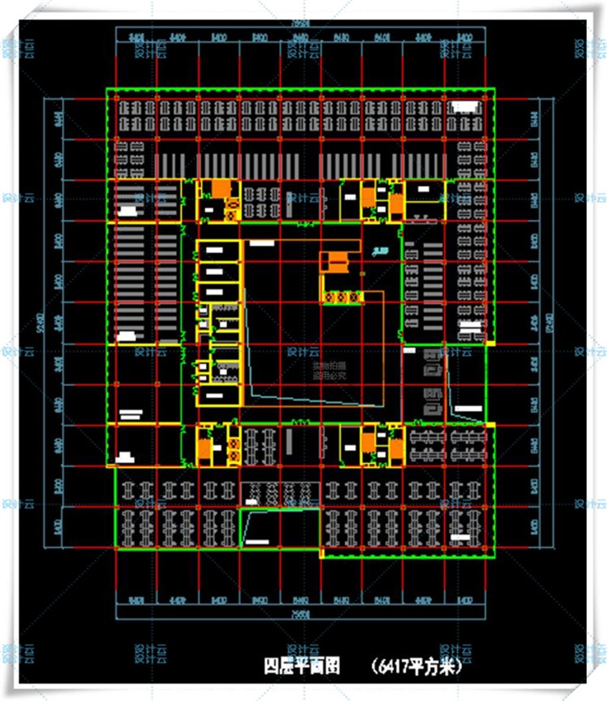 完整大学图书中心全套文本+cad施工图+su模型建筑设计