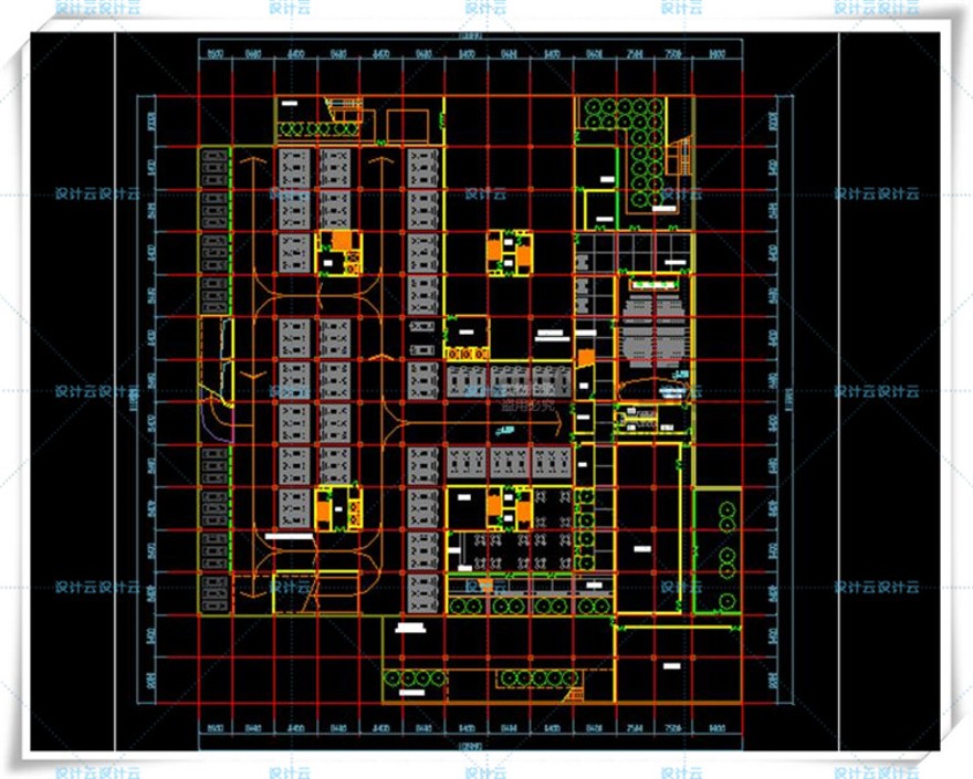 完整大学图书中心全套文本+cad施工图+su模型建筑设计