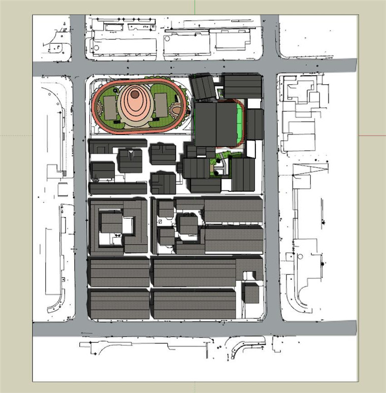 游客活动中心接待中心方案设计cad图纸su模型展板psd建筑资源