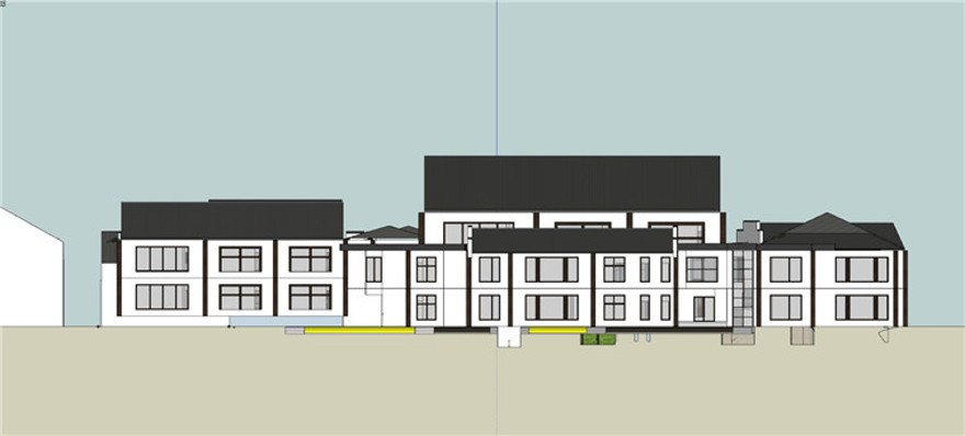 游客活动中心接待中心方案设计cad图纸su模型展板psd建筑资源