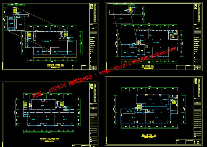 青少年活动中心全套方案设计SU模型+cad图纸+3Dmax