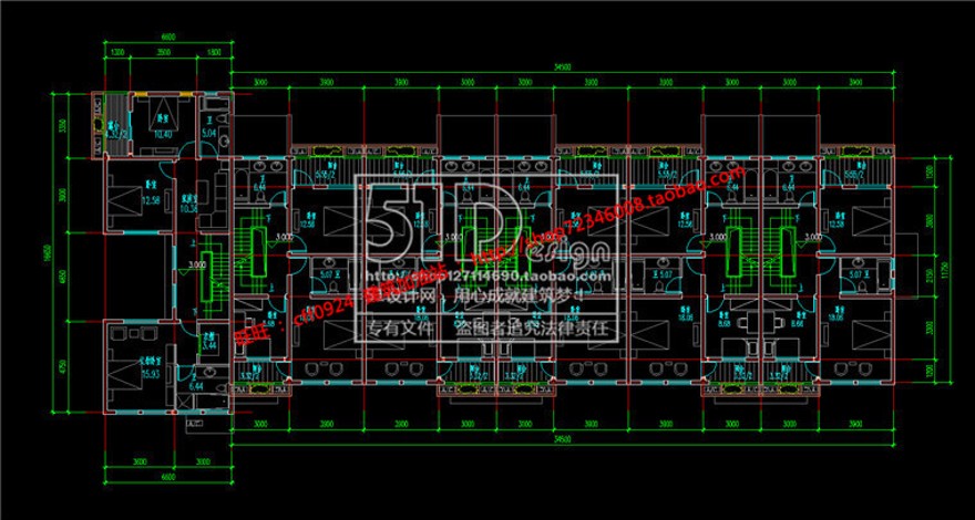 中式联排商业别墅精细su模型+cad图纸+效果图建筑景观规划资料