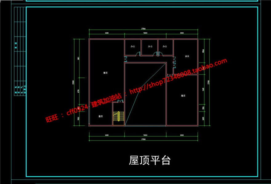 小型文化休闲创意站文化休闲创意馆建筑方案设计cad平面图su模型