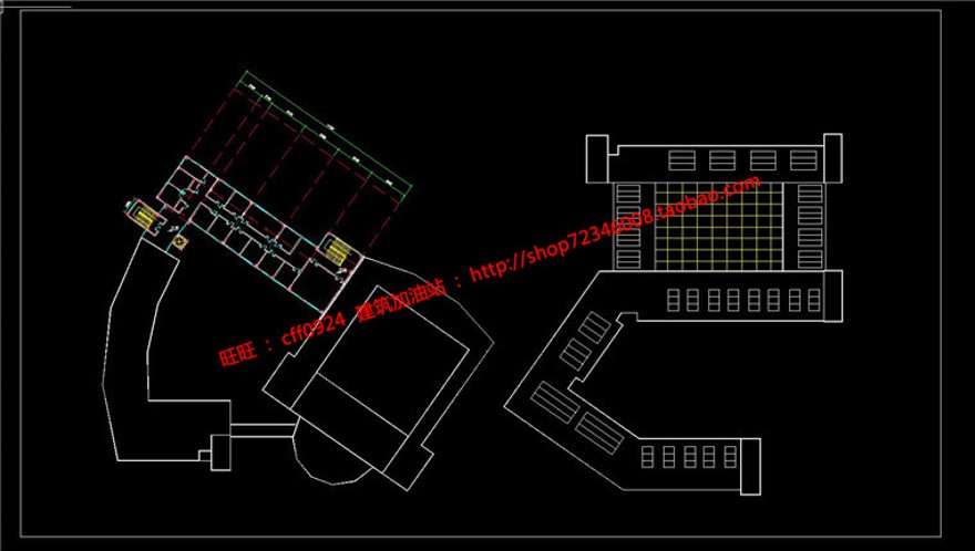 教学楼艺术楼音乐楼实验楼美术楼方案设计cad图纸文本