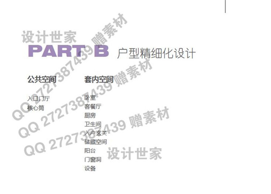 北方地区经济型住宅精细化户型平面立面案例建筑设计研究