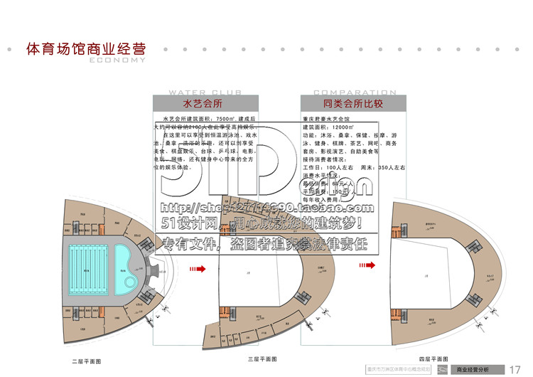 文本-足球场运动场体育中心设计文本高清效果图平面立剖