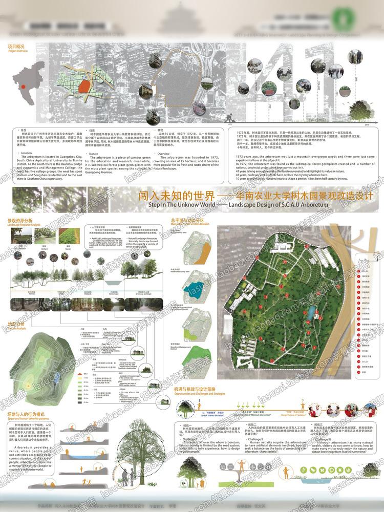 文本00850学生组国际景观规划竞赛资料毕业设计排版参考图片