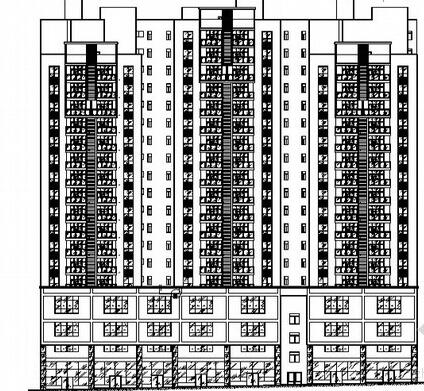 方案文本_平昌县某十五层商住楼建筑施工图（有审图意见设计资源建筑节设计资源设计资源设计资源