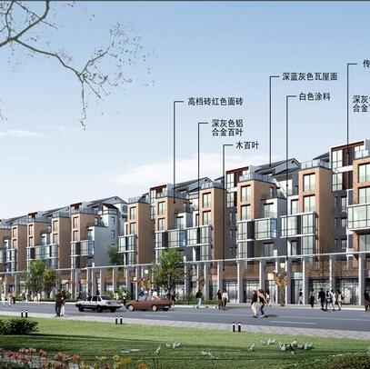 某七层板式住宅楼建筑方案图（有效果图）