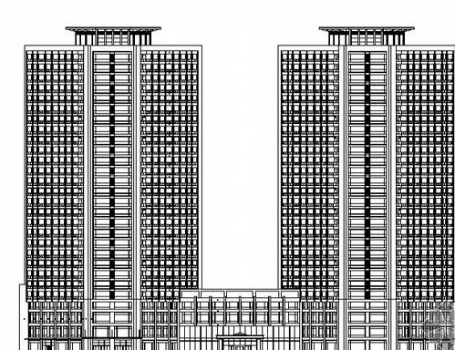 某现代风小区住宅建筑方案设计（有效果图及户型平面）