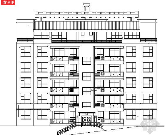 某六层住宅楼群建筑施工图