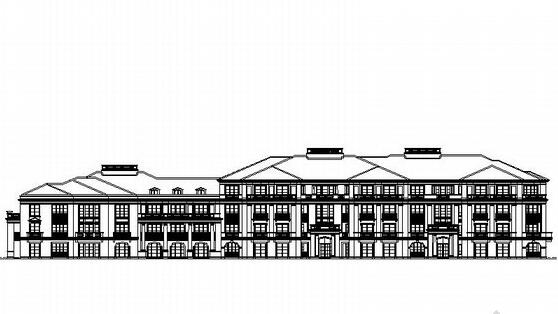 方案文本_杭州西湖区某四层法式奢华花园洋房建筑施工图