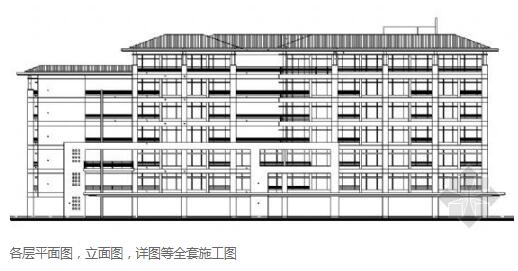 某七层学生公寓建筑施工图