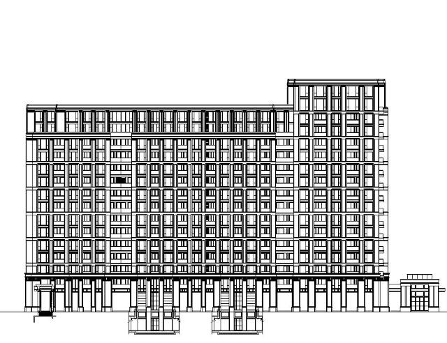 方案文本_江苏无锡绿城住宅区建筑施工图设计（欧式风格）