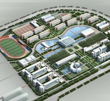 方案文本_西安某高校校区规划及单体设计方案文本（有CAD）