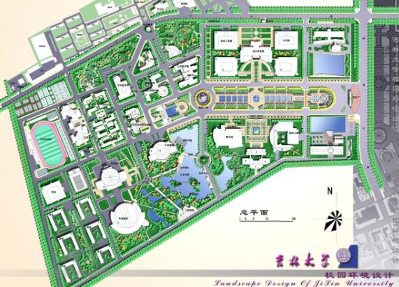 吉林某大学校园校园规划设计方案