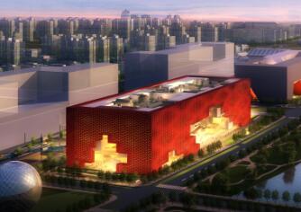 中国工艺美术馆展板建筑设计（文本）设计资源