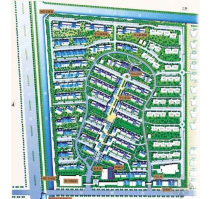 规模化住宅区景观平面设计方案