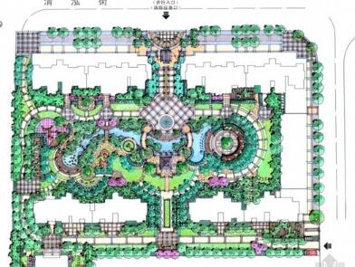 住宅区集中公园景观景观深化设计方案