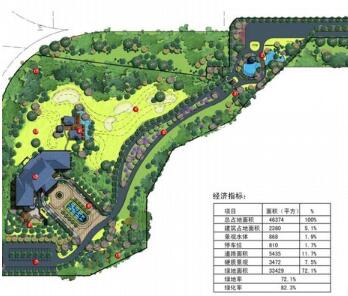 方案文本_西安小区景观样板展示区景观方案设计