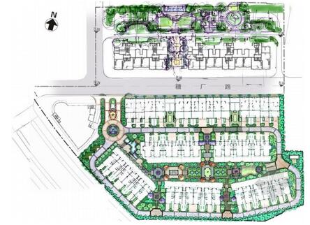 方案文本_福建欧式美式Tudro风格住宅小区景观设计方案（著名设计所设计资源设计资源设计资源