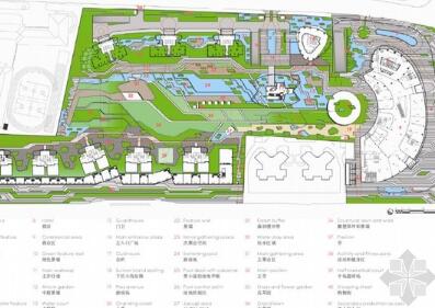 方案文本_上海商住两用住宅区设计综合体景观概念设计方案