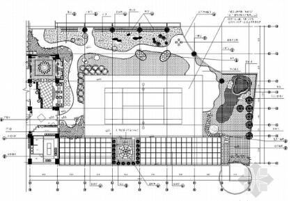 小型建筑屋顶花园景观工程施工套图