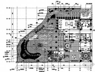 办公楼屋顶花园园林景观工程施工图