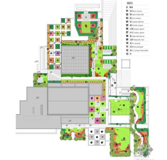 方案文本_天津某屋顶花园设计图及建成实景图