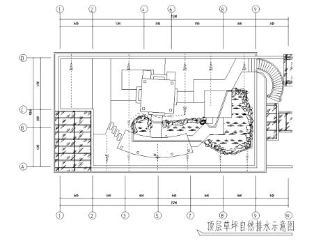 江边商业别墅屋顶花园景观工程施工图全套(推荐下载）