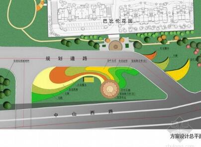 某小区入口景观绿地设计方案文本