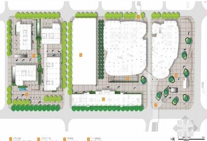 方案文本_深圳现代风简约中心广场景观概念设计方案
