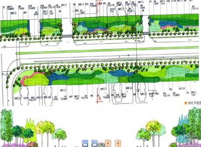 宝山道路设计环境绿化设计方案