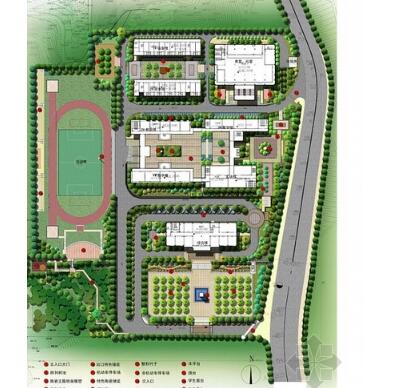 方案文本_宁德职业院校校园景观设计方案（二）