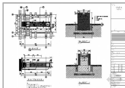 景观建筑-北京工业园区景观设计施工图方案