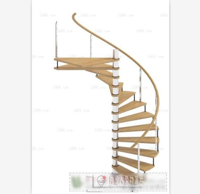 楼梯3D模型下载-建筑景观室内3D模型
